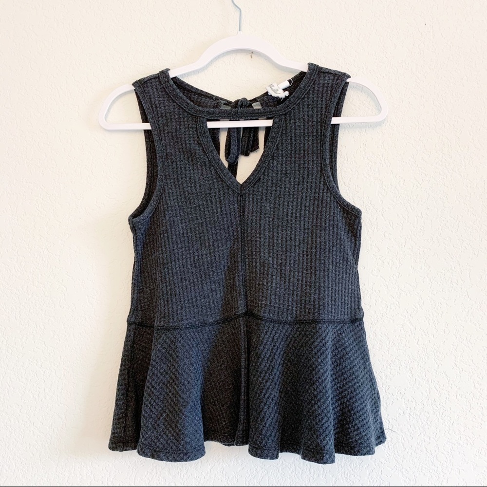 Others Follow | Boutique Mandy Waffle Knit Tank XS